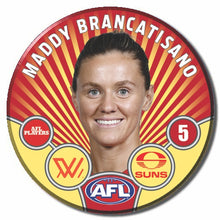 AFLW S11 GOLD COAST SUNS - BRANCATISANO, Maddy