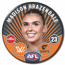 AFLW S11 GWS GIANTS - BRAZENDALE, Madison