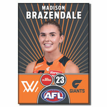 AFLW S10 GWS GIANTS - BRAZENDALE, Madison