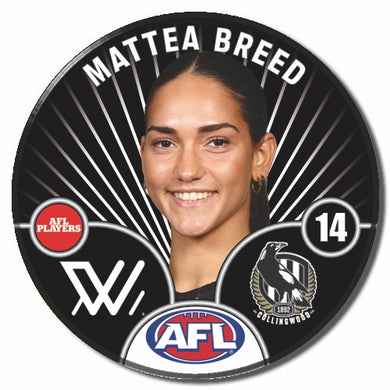 AFLW S10 COLLINGWOOD - BREED, Mattea