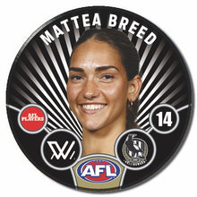 AFLW S11 COLLINGWOOD -  BREED, Mattea