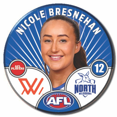 AFLW S10 NORTH MELBOURNE - BRESNEHAN, Nicole