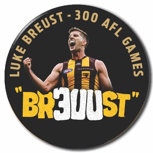 2024 AFL Hawthorn Football Club - BREUST, Luke 300th