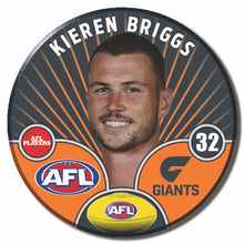 AFL 2026 GWS GIANTS Football Club - BRIGGS, Kieren