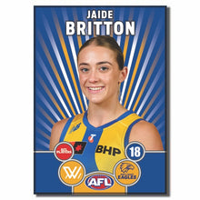 AFLW S11 WEST COAST EAGLES - BRITTON, Jaide