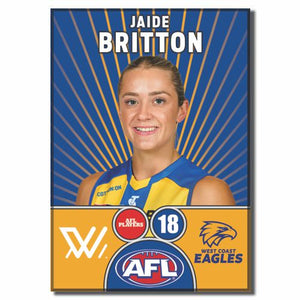 AFLW S10 WEST COAST EAGLES - BRITTON, Jaide