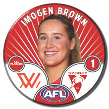 AFLW S10 SYDNEY SWANS - BROWN, Imogen
