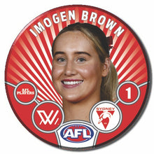 AFLW S11 SYDNEY SWANS - BROWN, Imogen