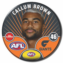 AFL 2026 GWS GIANTS Football Club - BROWN, Callum