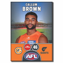 2025 AFL GWS Giants Football Club - BROWN, Callum