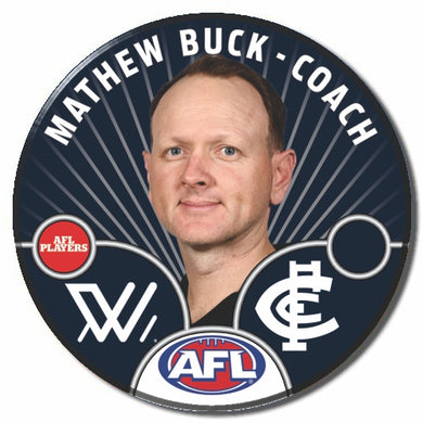 AFLW S10 CARLTON - BUCK, Mathew - Coach