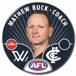 AFLW S10 CARLTON - BUCK, Mathew - Coach