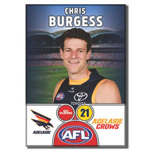 2025 AFL Adelaide Football Club - BURGESS, Chris