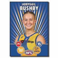 AFLW S11 WEST COAST EAGLES - BUSHBY, Abbygail