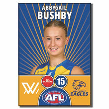 AFLW S10 WEST COAST EAGLES - BUSHBY, Abbygail