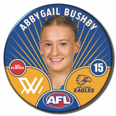 AFLW S10 WEST COAST EAGLES - BUSHBY, Abbygail