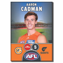 2025 AFL GWS Giants Football Club - CADMAN, Aaron