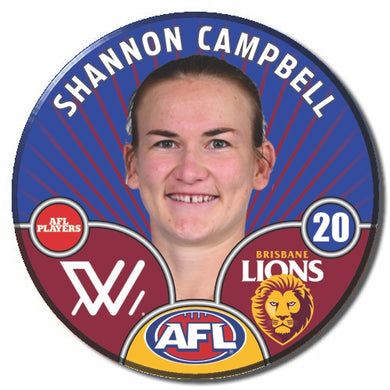 AFLW S10 BRISBANE - CAMPBELL, Shannon