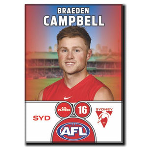 2025 AFL Sydney Swans Football Club - CAMPBELL, Braeden