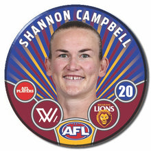 AFLW S11 BRISBANE - CAMPBELL, Shannon