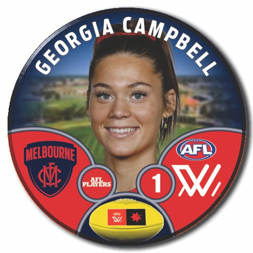 AFLW S9 Melbourne Football Club - CAMPBELL, Georgia