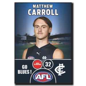 2025 AFL Carlton Football Club - CARROLL, Matthew