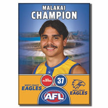 2025 AFL West Coast Eagles Football Club - CHAMPION, Malakai