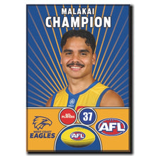 AFL 2026 WEST COAST EAGLES Football Club - CHAMPION, Malakai
