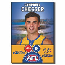 2025 AFL West Coast Eagles Football Club - CHESSER, Campbell