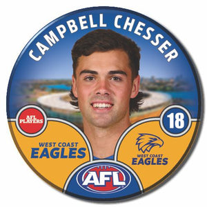 2025 AFL West Coast Eagles Football Club - CHESSER, Campbell