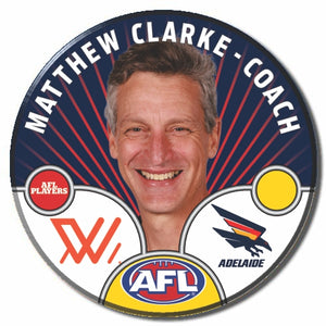 AFLW S10 ADELAIDE - CLARKE, Matthew - Coach