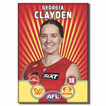 AFLW S11 GOLD COAST SUNS - CLAYDEN, Georgia