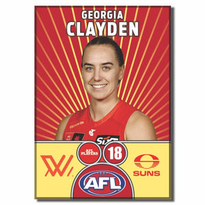 AFLW S10 GOLD COAST SUNS - CLAYDEN, Georgia