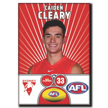AFL 2026 SYDNEY SWANS Football Club - CLEARY, Caiden