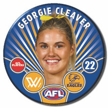 AFLW S11 WEST COAST EAGLES - CLEAVER, Georgie