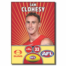 AFL 2026 GOLD COAST SUNS Football Club - CLOHESY, Sam