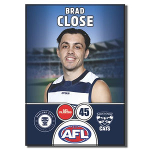 2025 AFL Geelong Football Club - CLOSE, Brad