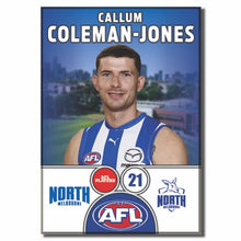 2025 AFL North Melbourne Football Club - COLEMAN-JONES, Callum
