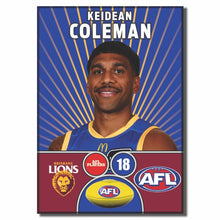AFL 2026 BRISBANE LIONS Football Club - COLEMAN, Keidean