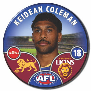 2025 AFL Brisbane Lions Football Club - COLEMAN, Keidean