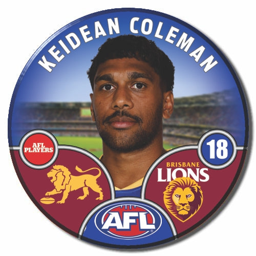 2025 AFL Brisbane Lions Football Club - COLEMAN, Keidean