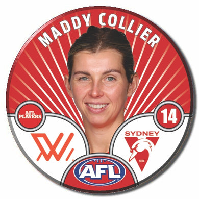 AFLW S10 SYDNEY SWANS - COLLIER, Maddy
