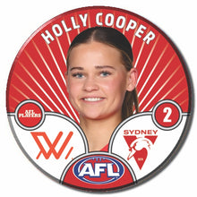 AFLW S10 SYDNEY SWANS - COOPER, Holly