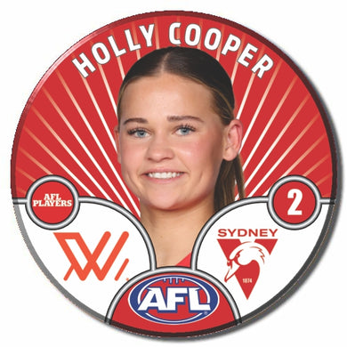 AFLW S10 SYDNEY SWANS - COOPER, Holly