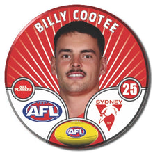 AFL 2026 SYDNEY SWANS Football Club - COOTEE, Billy