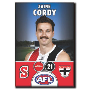 2025 AFL St Kilda Football Club - CORDY, Zaine