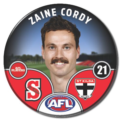 2025 AFL St Kilda Football Club - CORDY, Zaine