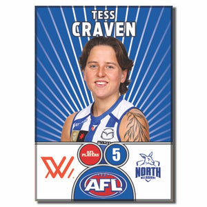 AFLW S10 NORTH MELBOURNE - CRAVEN, Tess