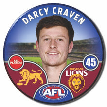 2025 AFL Brisbane Lions Football Club - CRAVEN, Darcy