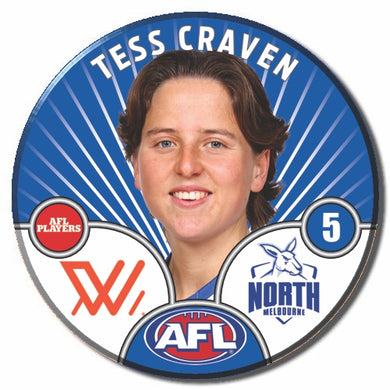 AFLW S10 NORTH MELBOURNE - CRAVEN, Tess